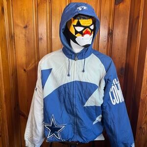 Logo Athletic L/G Vintage Hooded Jacket Blue Regular